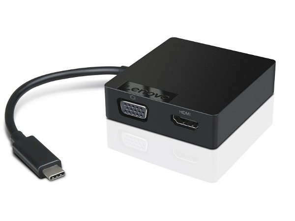 [Lenovo  USB-C Travel HUB, port replicator, VGA, HDMI, Ethernet, USB] | LenovoOnline.mk
