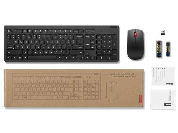 [Lenovo Essential Wireless Combo Keyboard & Mouse Gen2l] | LenovoOnline.mk