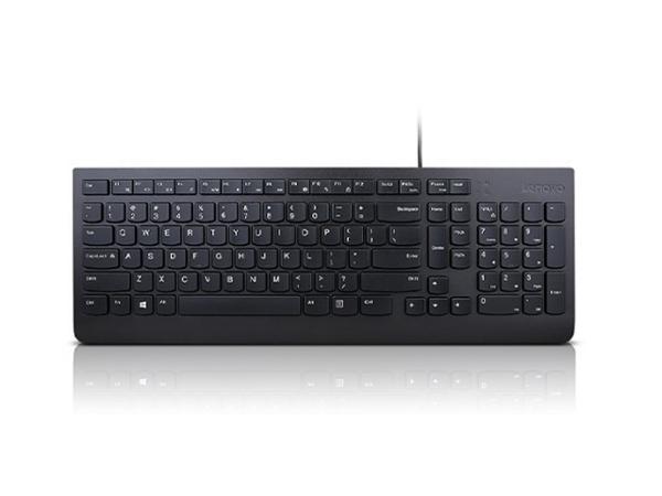[Lenovo Essential USB Keyboard QWERTY US English Black] | LenovoOnline.mk