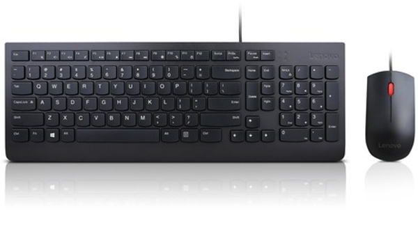 [Lenovo Essential Wired Keyboard and Mouse Essential] | LenovoOnline.mk