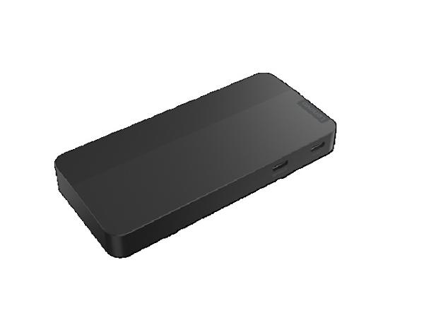 [Lenovo USB-C Dual Display Travel Dock - no adapter] | LenovoOnline.mk